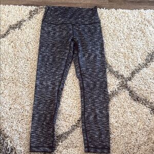 Lululemon Athletica Gray Leggings with Moisture-Wicking Fabric